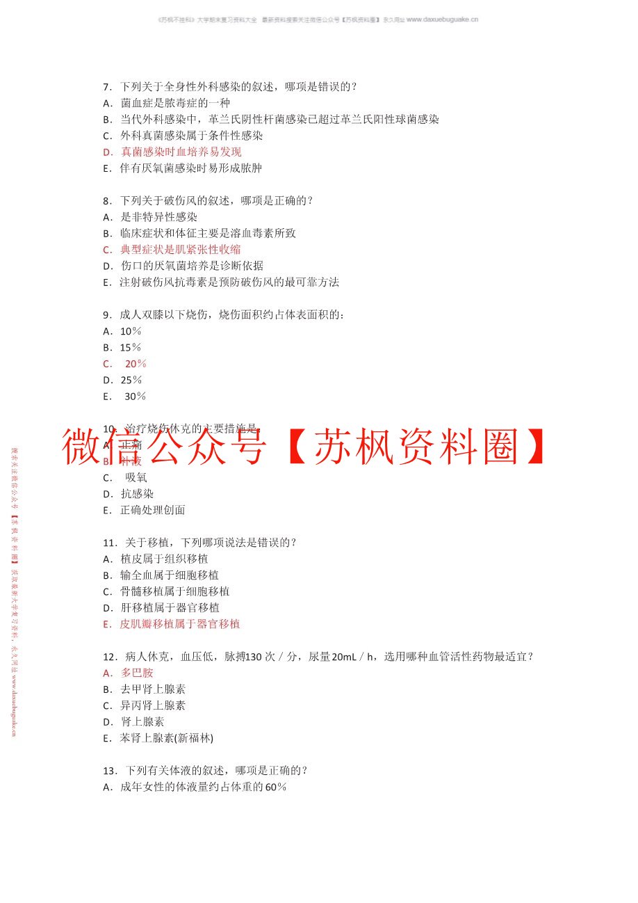 外科学总论